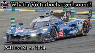 Alpine A424 LMDh WONDERFUL V6 Turbo MELODY! 24H Le Mans 2024