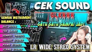 CEK SOUND KOPLO GLERR BASS RENDAH HOREG KENDANG JEDUG SATU SATU SAMPAI JADI