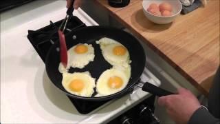 Fried eggs over easy