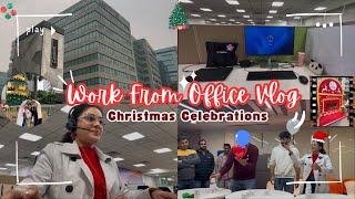 Christmas Office VlogDay in Life Of Software Engineer in Gurgaon