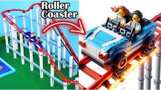 We Built a SECRET Roller Coaster In Our Backroom! Lego Auto Tech