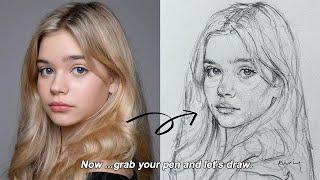 Discover the Secrets of Portrait Drawing with the Loomis Method