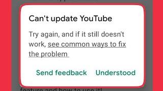 How To Fix Can't update YouTube On Play Store