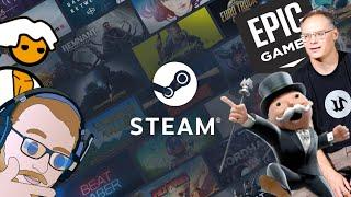 Steam is a Monopoly Because People Like It More Than the Epic Games Store...?
