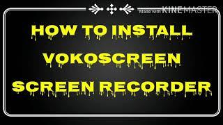 VOKOSCREEN|SCREEN RECORDER INSTALLATION| MATHA HS MANNAMPETTA