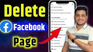 How to delete facebook page  permanently (2024)