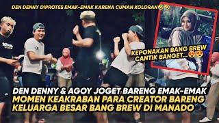 KOCAK!! KANG DENNY & AGOY JOGET BARENG EMAK-EMAK DI KOTAMOBAGU MANADO