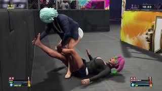 WWE 2K24 Furina VS Mitsuri Submission Ironwoman (PTOs And STFs)