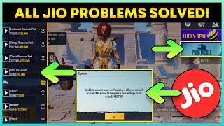 Network Error, Mic Glitch, Map Not Downloading Solved In Pubg Mobile | Jio  Problem Solved (Hindi)