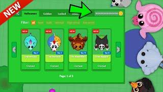 MOPE.IO BUYING ALL THE NEW RARE HALLOWEEN SKINS (Mope.io Update)