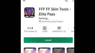 FFF FF Skin Tools - Elite Pass #short #viral