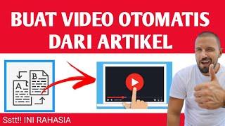 Cara Merubah Artikel Menjadi VIDEO untuk Konten youtube Menggunakan Lumen5