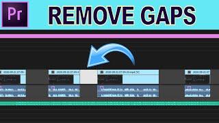 Remove Gaps between videos - Adobe Premiere Pro Tutorial