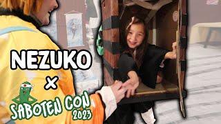 Nezuko Runs Around Saboten Con 2023 ft. Bonnie Ayame