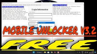 Mobile Unlocker V3.2 A Complete Tool for Windows Computers Unlock Qualcomm,MediaTek,SPD Devices FREE