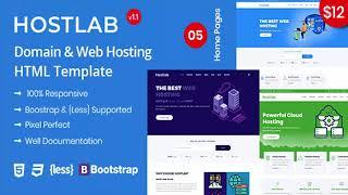 Hostlab - Domain & Web Hosting HTML Template | Themeforest Website Templates and Themes