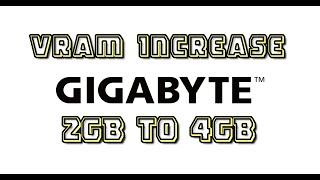How to increase VRAM Gigabyte BIOS