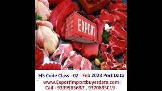 Meat Export Market Port Data |How Buyer Port Data Help In Export Market Research | Start Meat Export