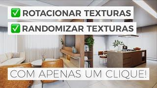 COMO USAR O PLUGIN TEXTURE POSITIONING | Rotacionar e Randomizar Texturas No SketchUp