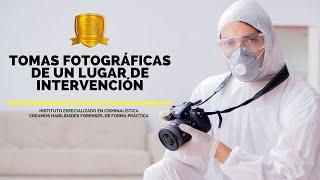 Tomas fotográficas de un lugar de intervención/ IE Criminalística