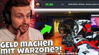 GELD VERDIENEN MIT WARZONE?! | Spannendes Warzone Duell um Geld (Warzone Wager) | dieserkingphil