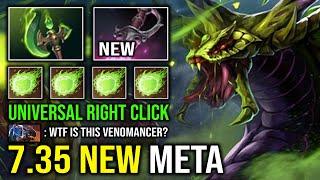 How to Offlane Venomancer NEW META Khanda + Parasma Right Click Universal Endless Slow DPS Dota 2