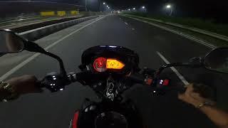 Pulsar 150 single disc top speed after 5,000 km by Hasan Khan