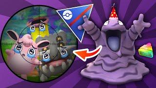 *NEW* PARTY HAT XL GRIMER IS THE SOLUTION TO ALL OF THE TOXIC TEAMS IN THE GREAT LEAGUE, BUT...