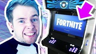 WORLD'S FIRST FORTNITE ARCADE MACHINE!!!