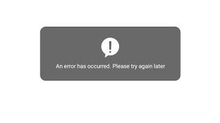 Solusi Shopee An Error Has Occurred