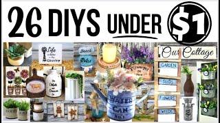 UNDER $1 and FREE DIY Home Decor! SERIOUSLY! DOLLAR TREE DIY | Hot Humble Pie DIY