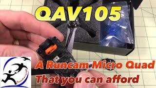 QAV105 Unboxing and First Flights. Cheapest Micro Drone with a Runcam Micro Swift