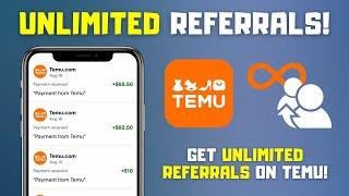 How to Get UNLIMITED Referrals on Temu! | Top Referral Method