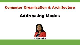 Addressing Modes || Computer Organization and Architecture