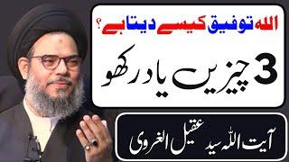 Allah Tofiq Kese Deta Hai | Ayatullah Syed Aqeel Ul Gharavi 2024