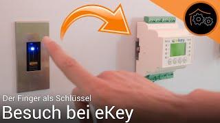 Der Finger als Schlüssel - Besuch bei ekey