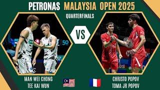 Man Wei Chong/Tee Kai Wun  Vs Toma Jr.Popov/Christo Popov  | Petronas Malaysia Open 2025