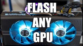 How To Flash Stock BIOS of Any Graphics Card