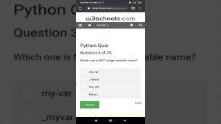 W3schools python test answers(NCS song)