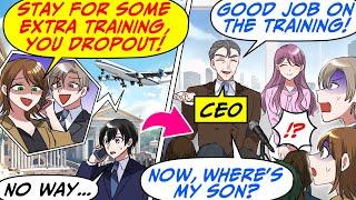 I Got Ditched on a Training Trip Abroad for New Recruits! But My Dad’s the CEO &…[RomCom Manga Dub]