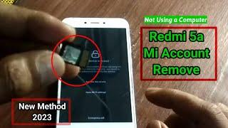 redmi 5a mi account remove terbaru 2023 tanpa pc 100% tested