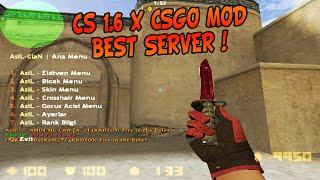 NEW SERVER ! GLOVES MENU ONLINE ! CS 1.6 CSGO MOD TR SERVER 2021 !!