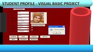 Visual Basic Project | STUDENT MANAGEMENT SYSTEM with photos stored in a database and retrieved