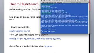 7.9 ElasticSearch Training - Process data from Apache Hive table to ElasticSearch Index Part 1