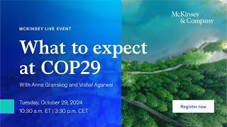 What to expect at COP29