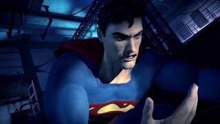 Superman Punched by Parasite