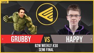 WC3 - [ORC] Grubby vs. Happy [RDM] - Semifinal - B2W Weekly Cup #30