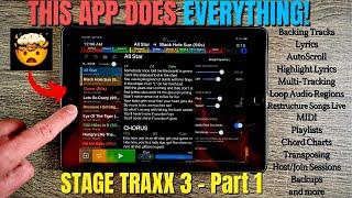 Stage Traxx 3 - This APP does EVERYTHING - Part 1