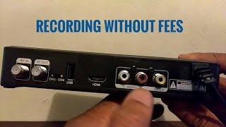 Digital converter box unbox and setup video