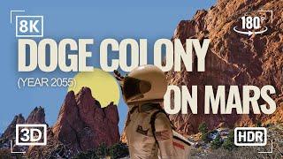 VR 180° Tour of Doge Colony on Mars.  Year 2055: A New Beginning After Earth’s Collapse | Apply Now